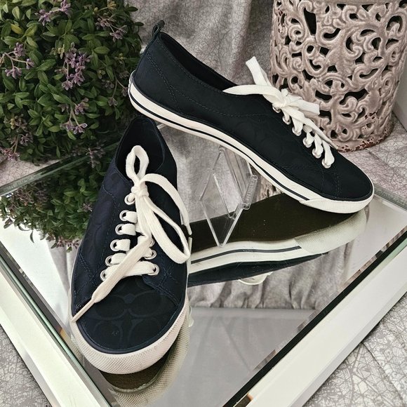 Coach Shoes - Coach Signature Monogram Sneakers